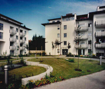 Josefspark Wohnhaus mit Innenhof