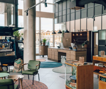 Lobby Bereich des Revo Projekts
